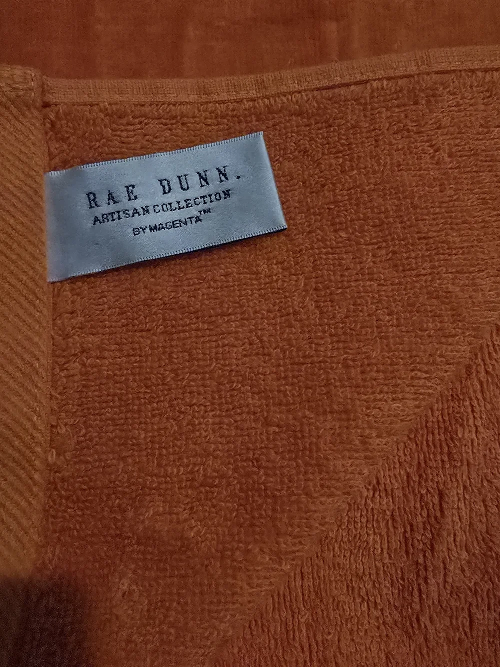 Rae Dunn Orange 'WICKED' Witch Hat Bathroom Hand Towels